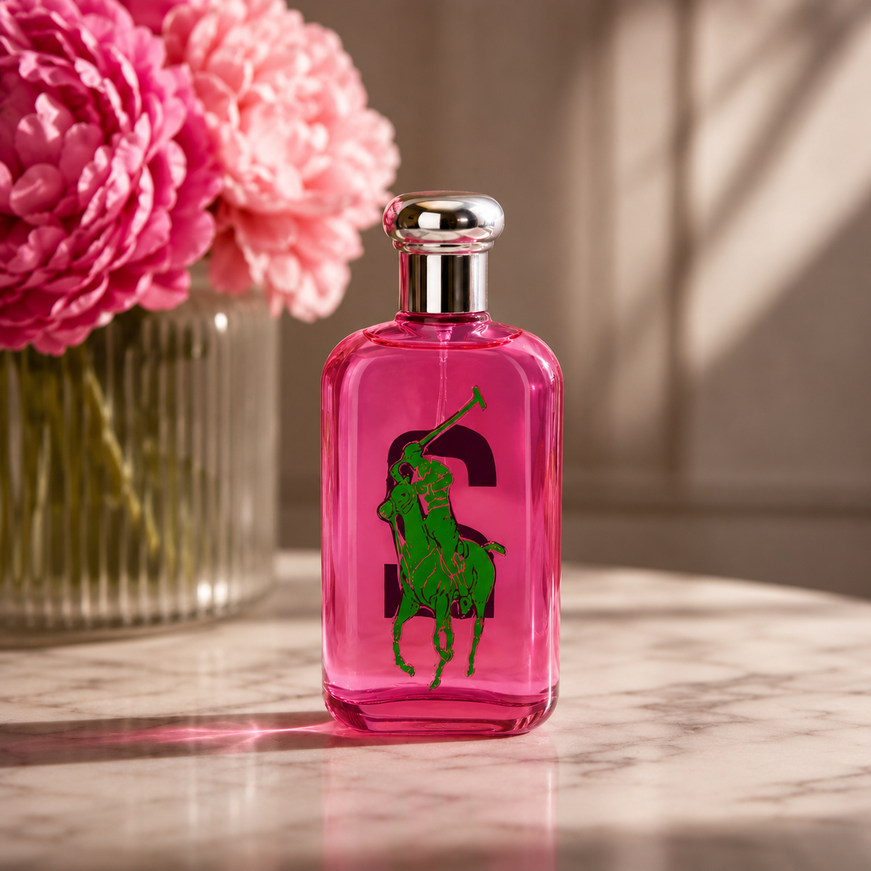 Ralph Lauren Big Pony No.2 women's 100ml Eau de Toilette bottle with colorful packaging and branding.