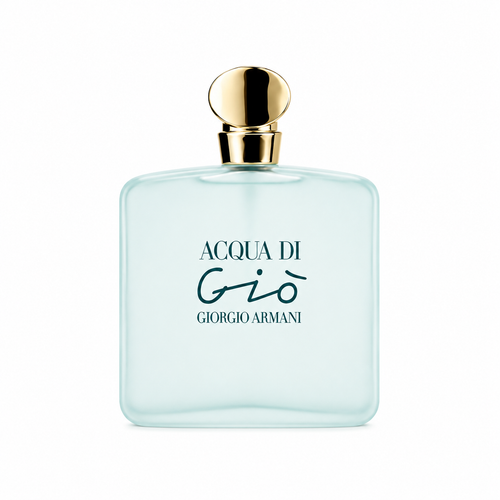 Ladies Armani Acqua Di Gio 100ml EDT spray for women, showing the perfume bottle with Armani branding