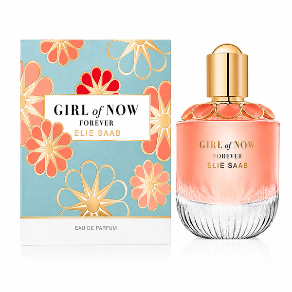 Elie Saab Girl Of Now Forever 30ml perfume for women, elegant bottle design, showcasing the floral fragrance.
