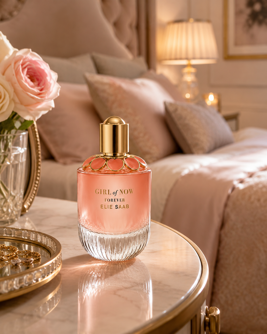 Elie Saab Girl Of Now Forever 30ml Eau de Parfum for women, sleek perfume bottle with floral and fruity notes visible.