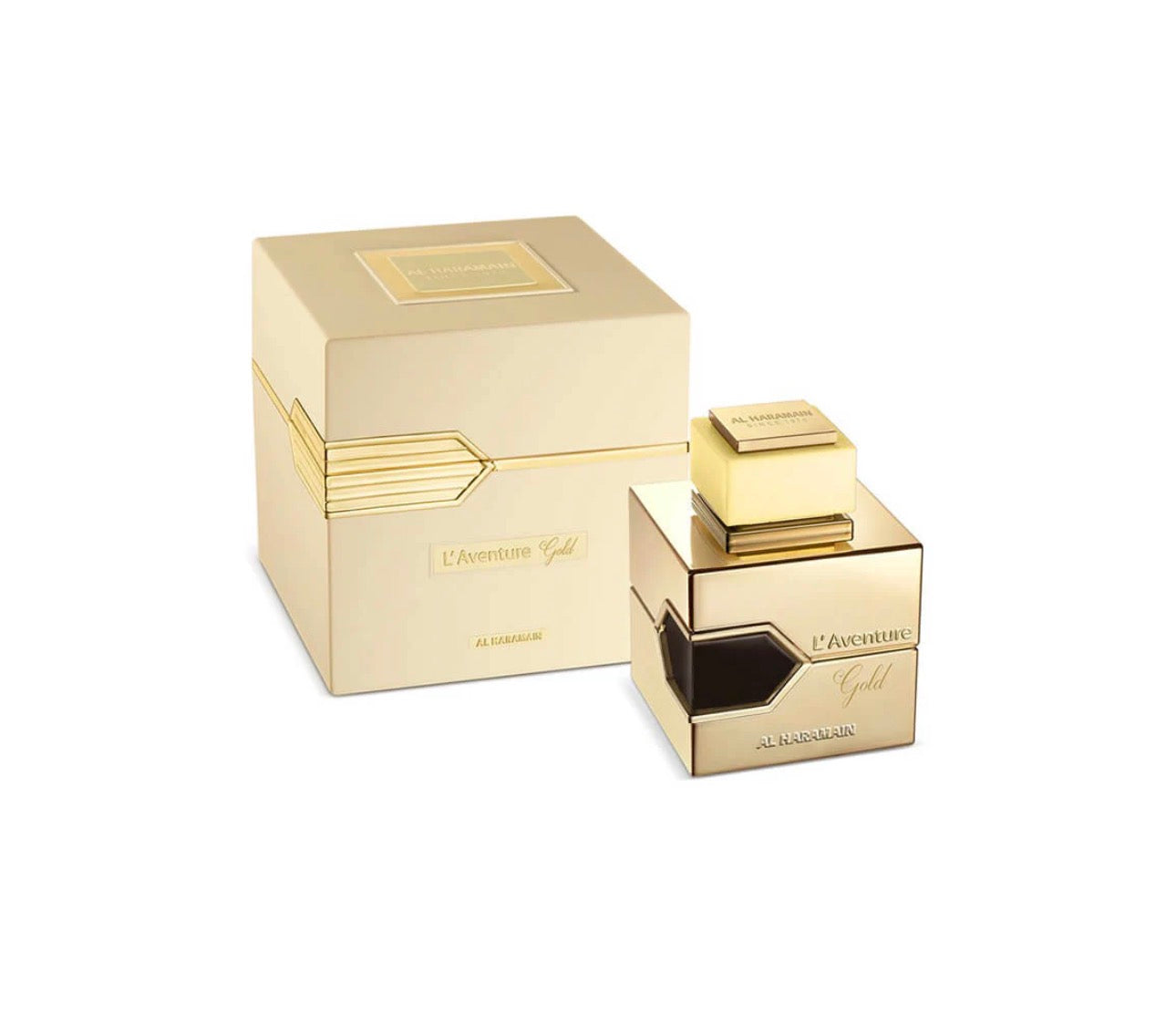 Al Haramain L'Aventure Femme 100ml Eau de Parfum for women, elegant bottle with floral and fruity fragrance details.
