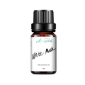 Aurascent White Musk Essential Oil in a 10ml bottle, showcasing the clear glass container and white label.