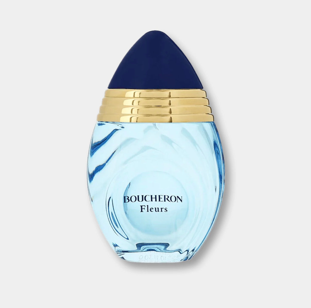 Boucheron Fleurs 100ml women’s EDP perfume bottle with elegant floral design, representing a luxurious fragrance for women.