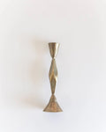 High diamond hand-forged iron candlestick stand with brass finish, featuring a durable and elegant design from Creative Women Australia.