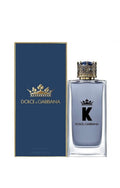 Dolce & Gabbana D&G K 150ml men's Eau de Toilette bottle with black cap and sleek design.