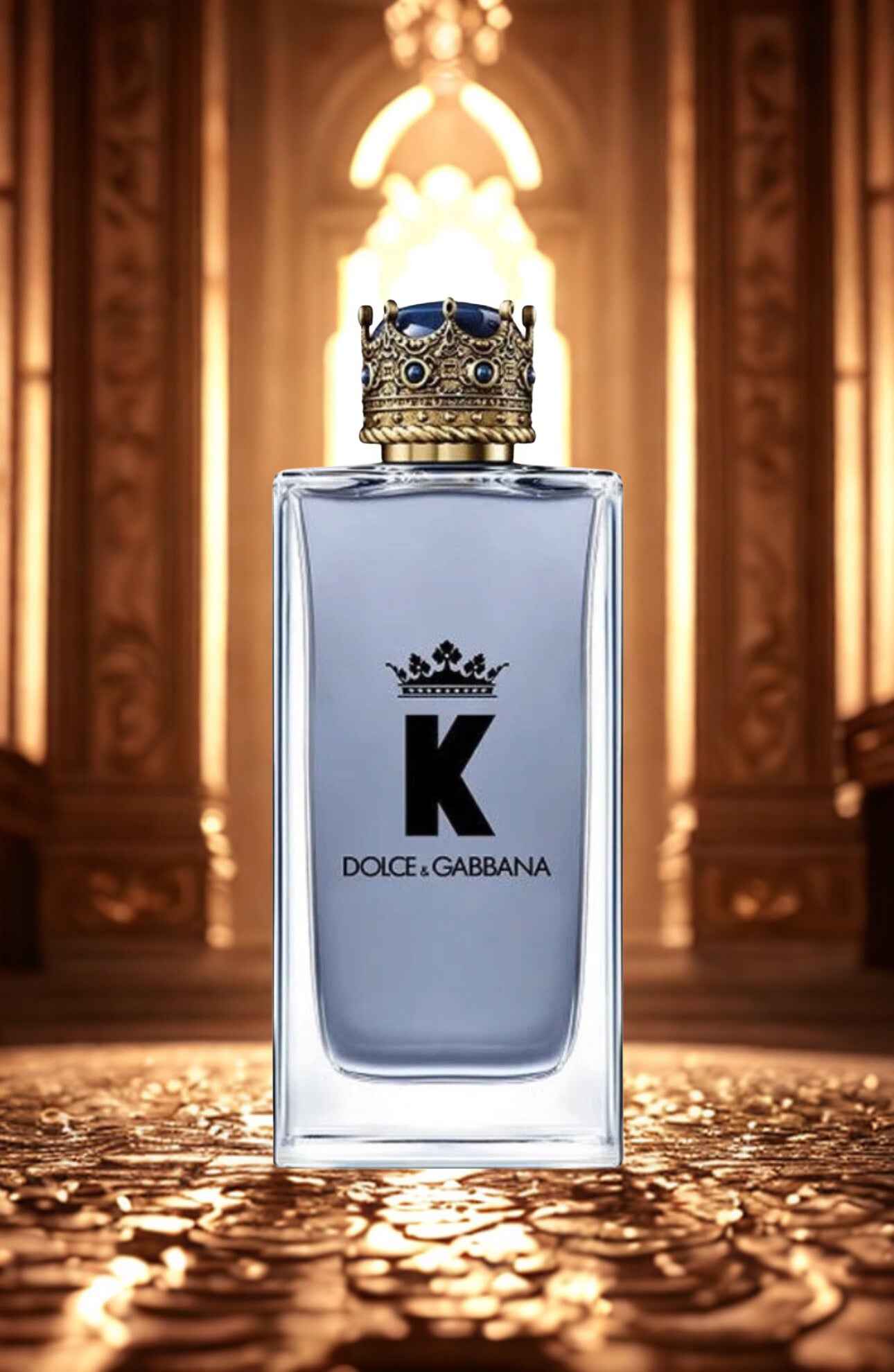 Dolce & Gabbana K 150ml men's EDT bottle with sleek packaging and branding, designed for stylish men.