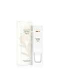 White Tea 100ml Eau de Toilette for women by Elizabeth Arden, featuring a sleek white bottle with elegant floral accents.