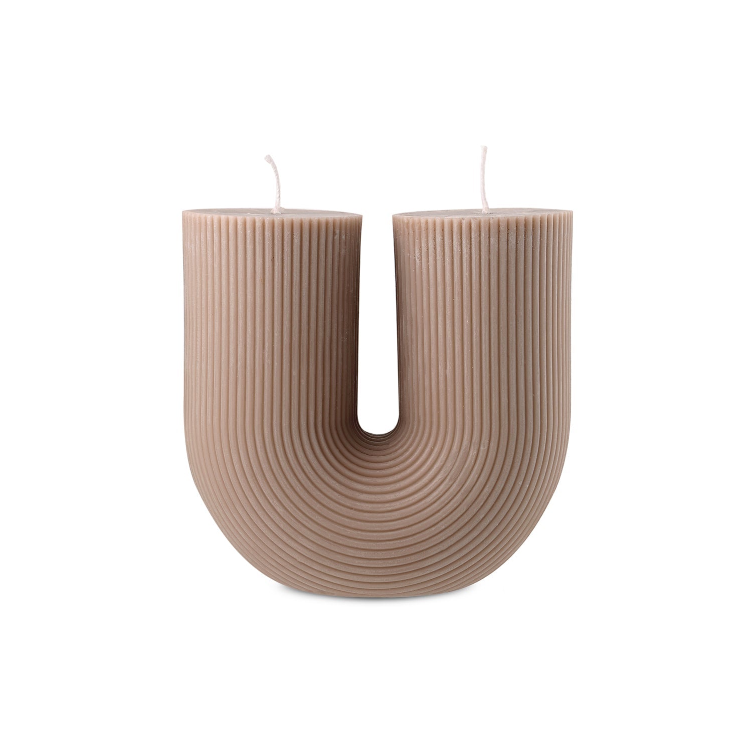 Escape to Paradise Arch Candle in Sea Salt & Caramel scent, showcasing a stylish candle with warm, inviting colors.