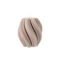 Swirl Candle by Escape to Paradise with sea salt and caramel scent, featuring a warm, decorative design.