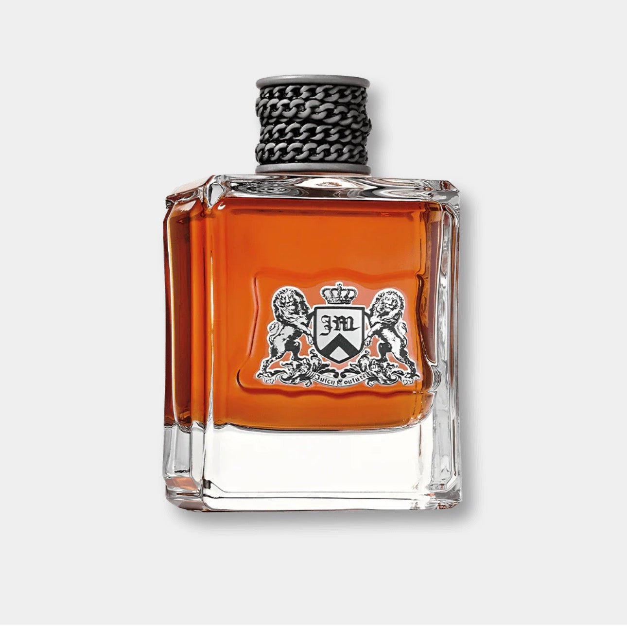 Juicy Couture Dirty English 100ml men's Eau de Toilette bottle with the fragrance label and packaging details.