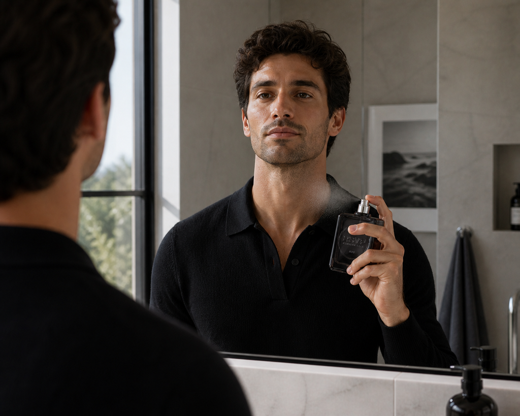 Kenneth Cole RSVP 100ml men's Eau de Toilette bottle showing sleek glass design and silver cap.
