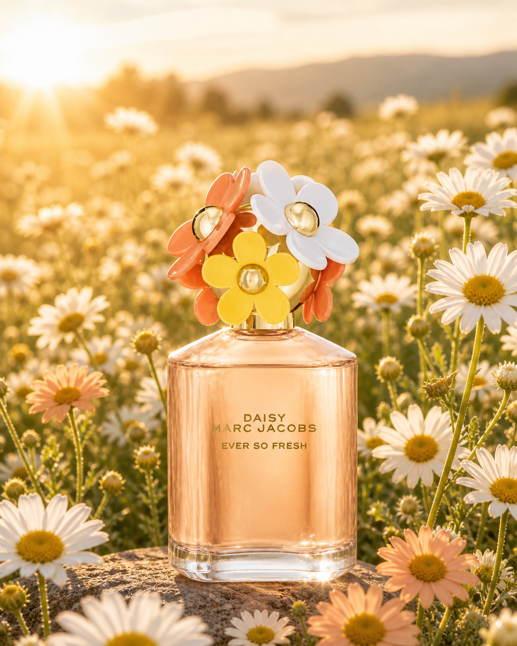 Marc Jacobs Daisy Ever So Fresh 75ml Eau de Parfum for Women, featuring a floral bottle design and fresh scent.