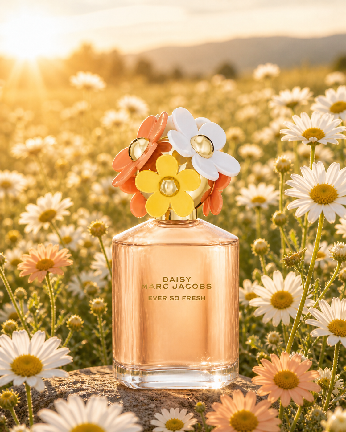 Marc Jacobs Daisy Ever So Fresh 75ml Eau de Parfum for Women, featuring a floral bottle design and fresh scent.