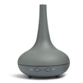 NNEIDS Milano Décor Ultrasonic Aroma Diffuser in matte grey, displaying a sleek, modern design with a rounded shape and decorative accents.