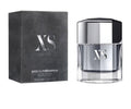 XS 100ml Paco Rabanne men's EDT bottle with sleek design and silver cap, displayed on a neutral background.