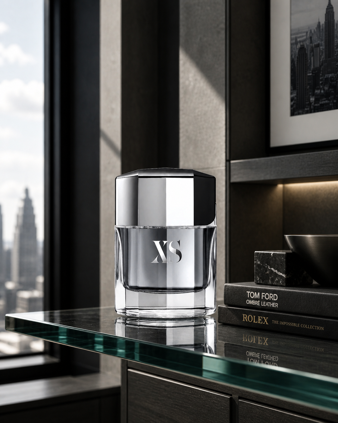 XS 100ml men's Eau de Toilette by Paco Rabanne, featuring sleek bottle and modern design for men's fragrance.