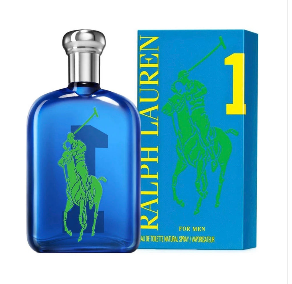 Ralph Lauren Big Pony No.1 100ml men's Eau de Toilette bottle with iconic branding and sleek packaging.