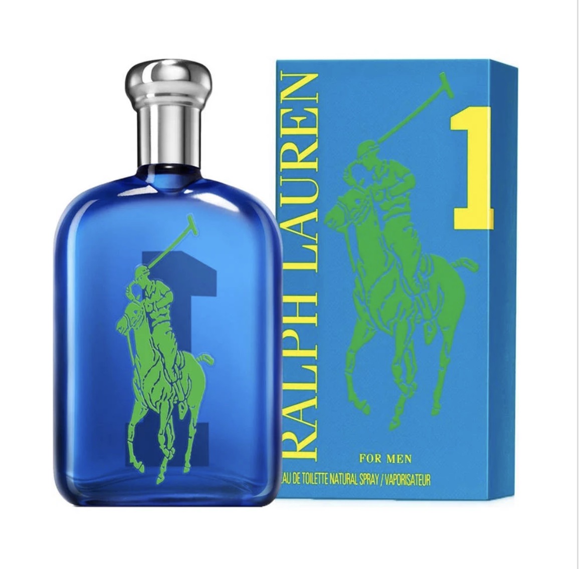 Ralph Lauren Big Pony No.1 100ml men's Eau de Toilette bottle with iconic branding and sleek packaging.