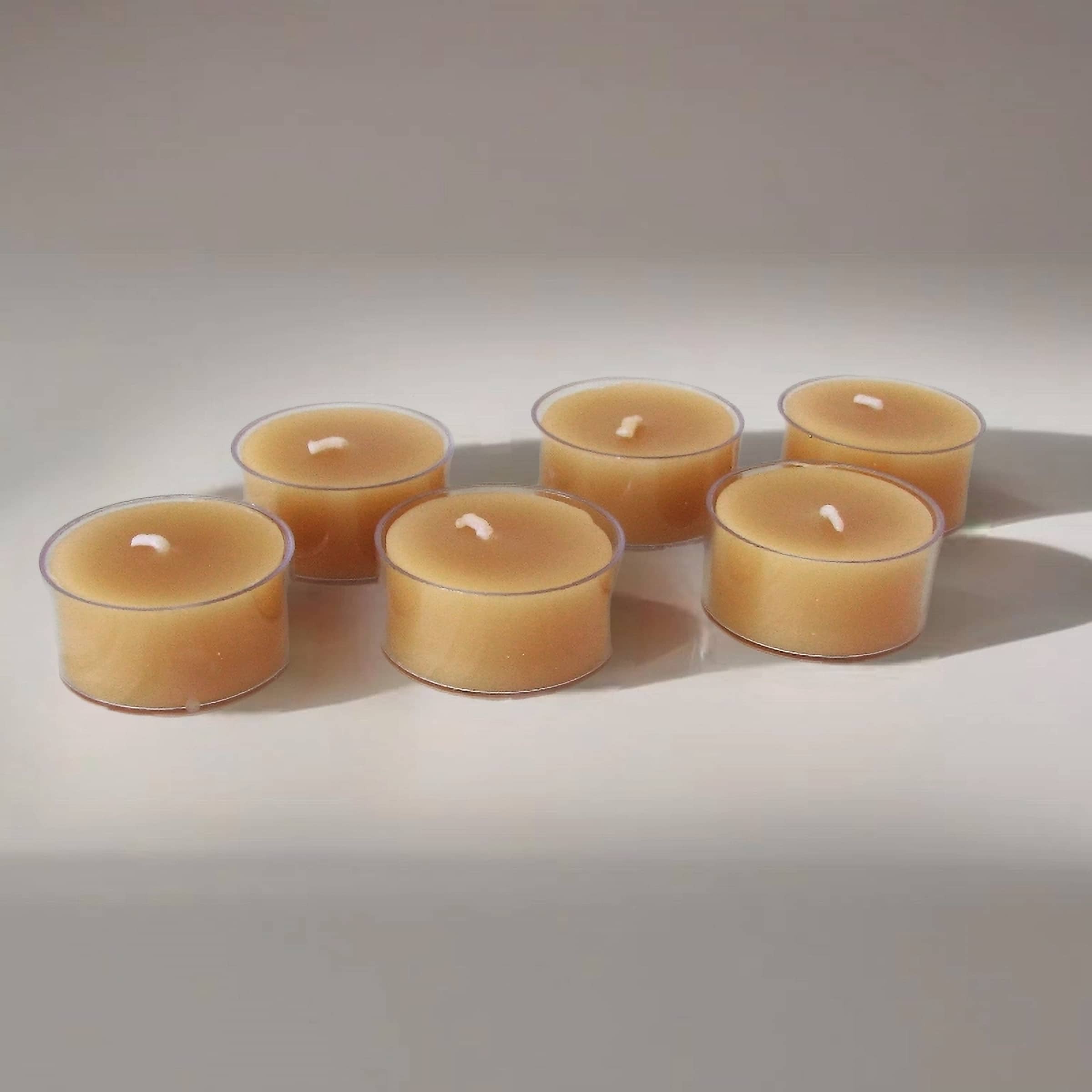 Beeswax Tea Light Candles | Box of 6-0
