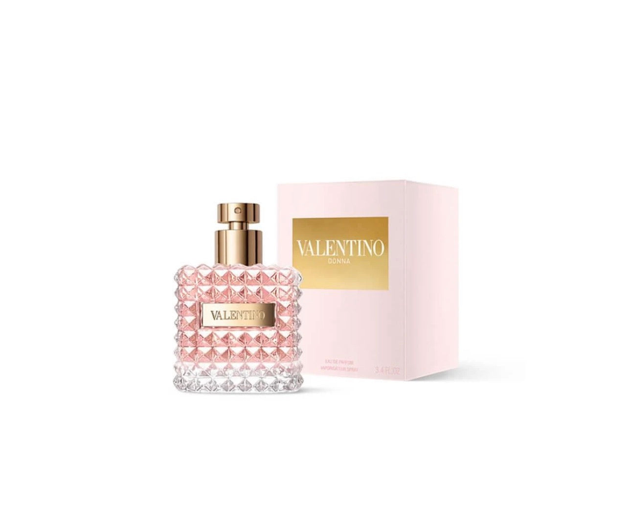 Valentino Donna 100ml Eau de Parfum for women, elegant perfume bottle with floral and feminine design.