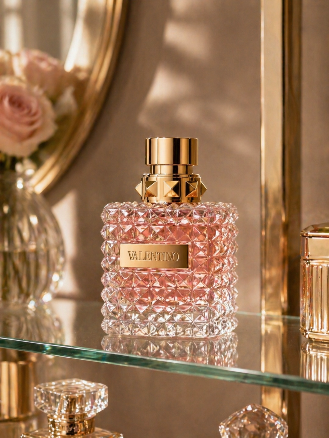 Valentino Donna 100ml women's Eau de Parfum bottle featuring elegant packaging and classic design by Valentino.