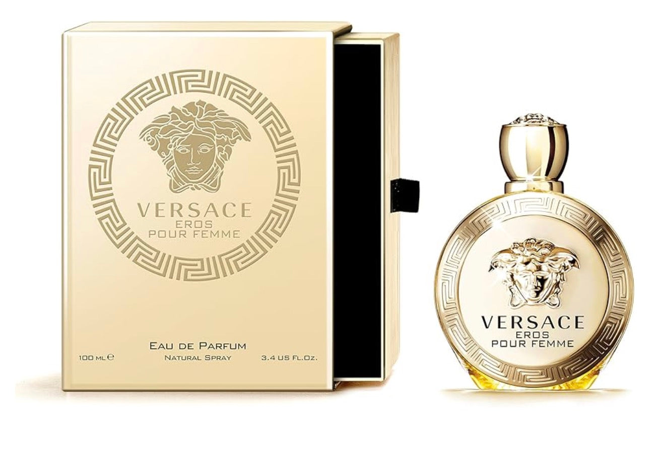 Versace Eros Femme 30ml Eau de Parfum for women, featuring elegant bottle and floral fragrance details.