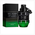 Viktor & Rolf Spicebomb Night Vision 90ml men's Eau de Toilette bottle with dark packaging and silver accents.